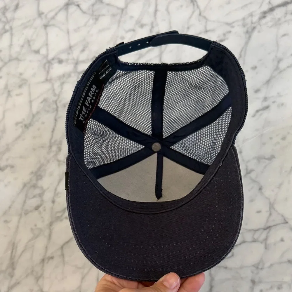 Lone Wolf Youth Little Howler Goorin Bros Youth Navy Trucker Hat OS